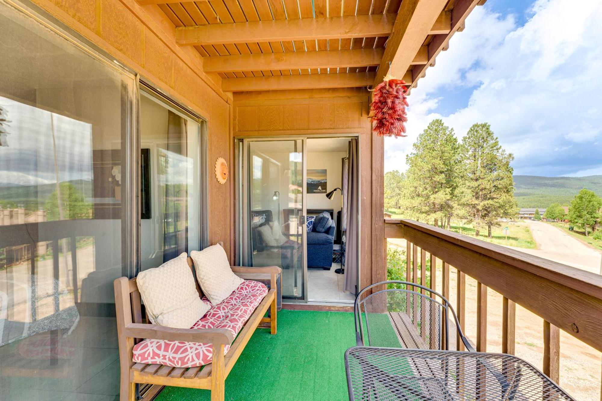 Angel Fire Mountain Condo Steps To Ski Resort! Exterior foto